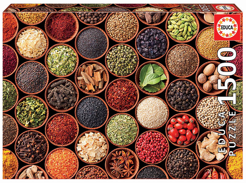 Puzzle 1500 piese - Herbs and Spices | Educa