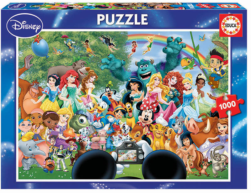 Puzzle 1000 piese - The Marvellous World of Disney II | Educa