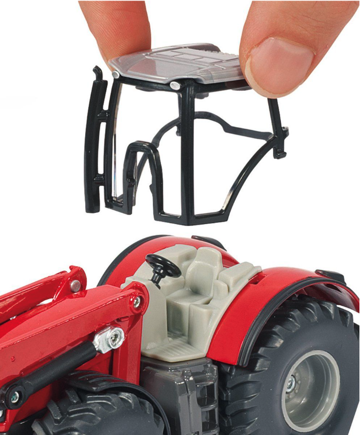 Jucarie - Tractor Massey Ferguson cu incarcator frontal (1985) | Siku - 2