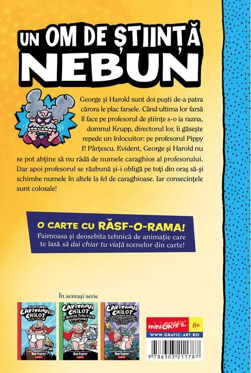 Capitanul Chilot si planul prapastios al profesorului Partescu | Dav Pilkey