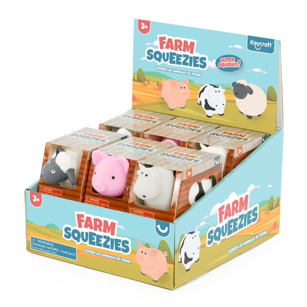 Jucarie antistres Farm Squeezies (mai multe modele) | Keycraft - 5 | YEO