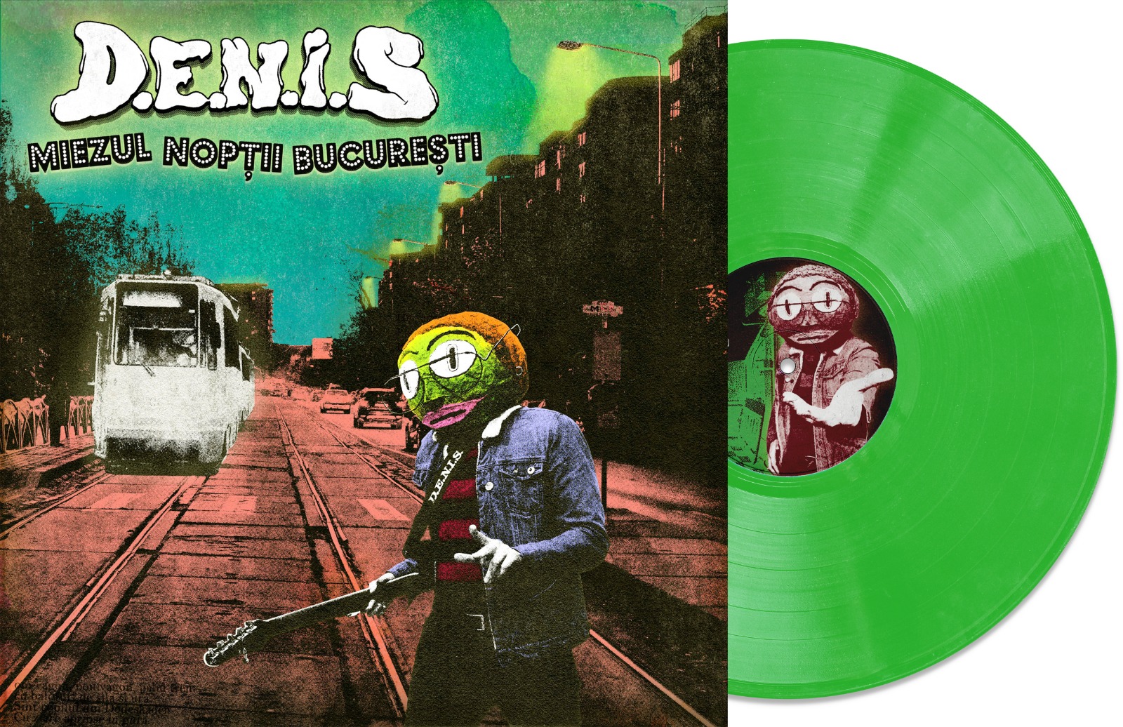 Miezul noptii Bucuresti - Green Vinyl | D.E.N.I.S.