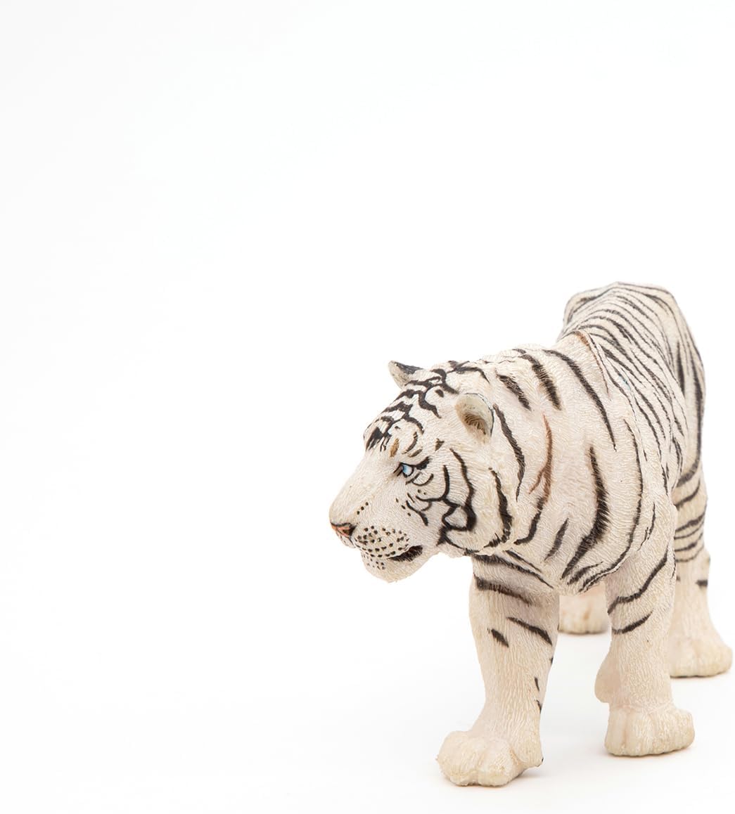 Figurina - Wild Animal Kingdom - White Tiger | Papo - 3 | YEO