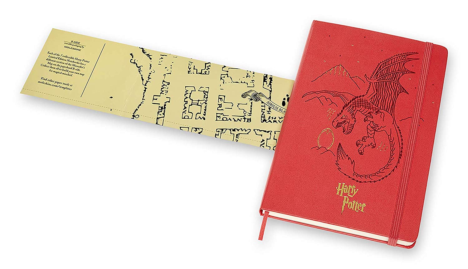 Carnet - Moleskine - Harry Potter Limited Edition - Dragon - Geranium Red | Moleskine