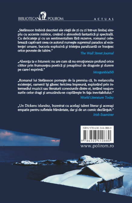 Absenta ta e intuneric | Jon Kalman Stefansson
