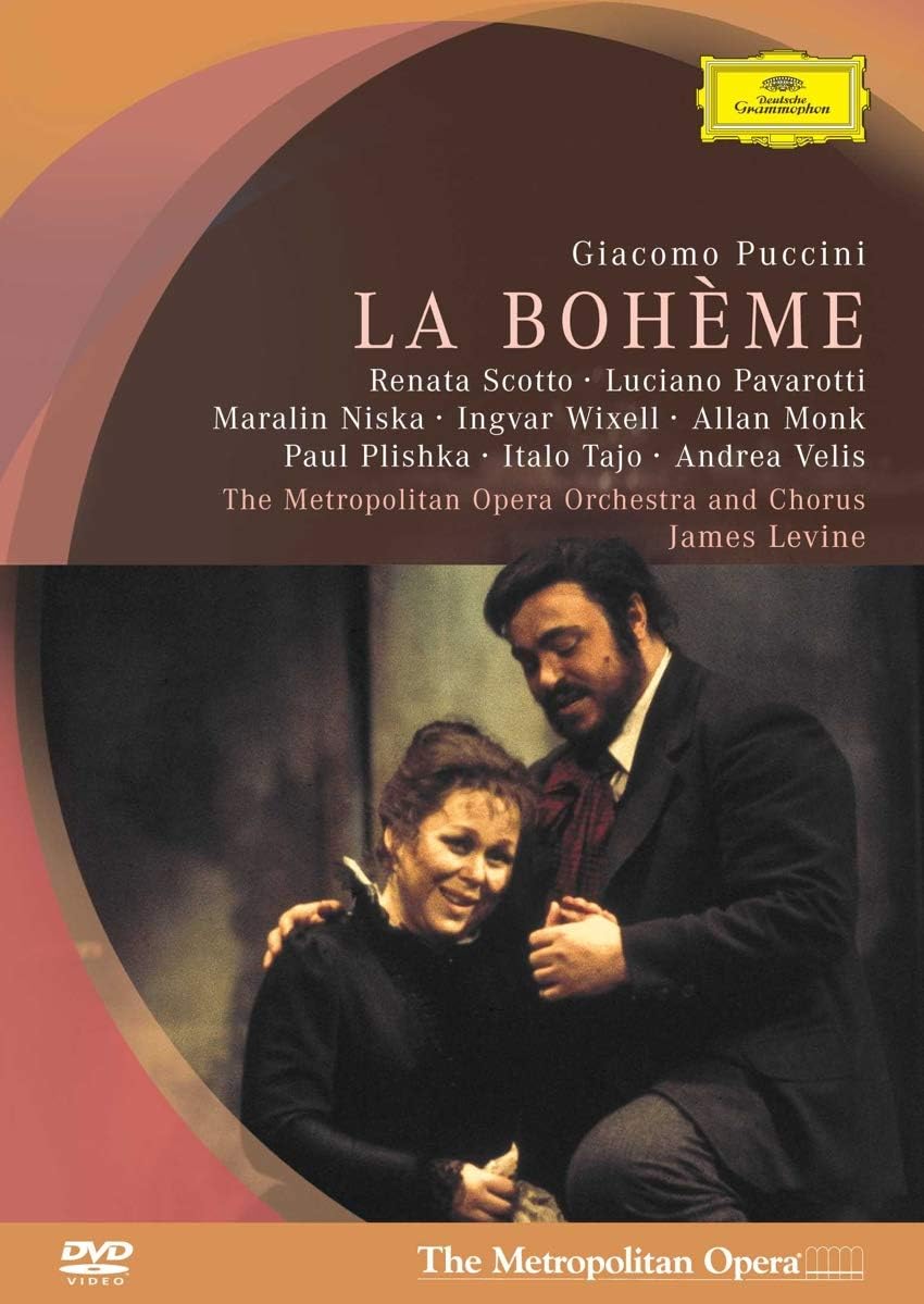 Giacomo Puccini: La Boheme (DVD) | The Metropolitan Opera Orchestra and Chorus, James Levine, Renata Scotto, Luciano Pavarotti, Maralin Niska, Ingvar Wixell, Paul Plishka, Italo Tajo