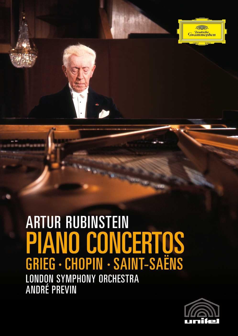 Piano Concertos: Grieg, Chopin, Saint-Saens (DVD) | Arthur Rubinstein, London Symphony Orchestra