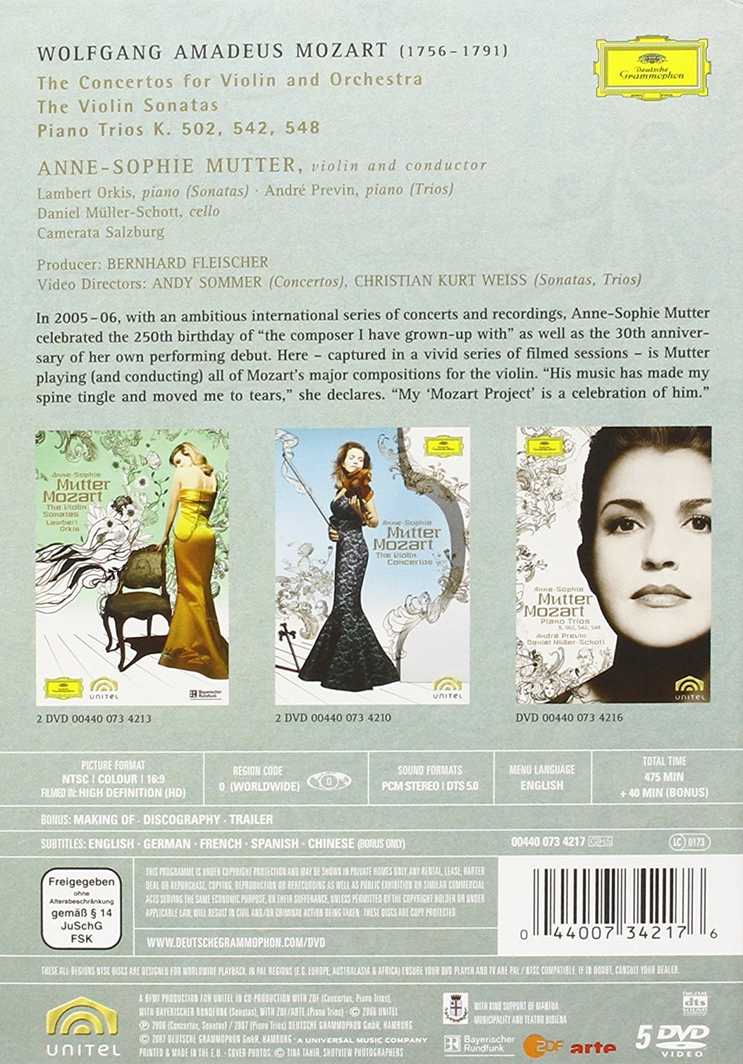 Mozart - Concertos, Sonatas, Trios | Anne-Sophie Mutter