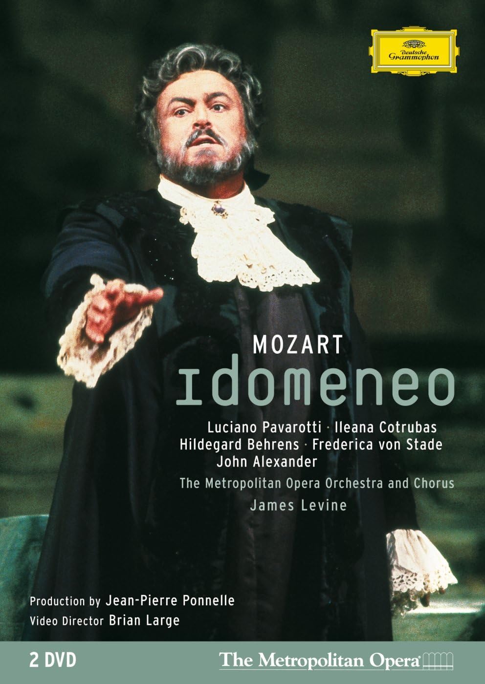 Mozart: Idomeneo (DVD) | Luciano Pavarotti, Ileana Cotrubas, Hildegard Behrens, Frederica von Stade, John Alexander, The Metropolitan Opera Orchestra, Metropolitan Opera Chorus, James Levine - 1 | YEO