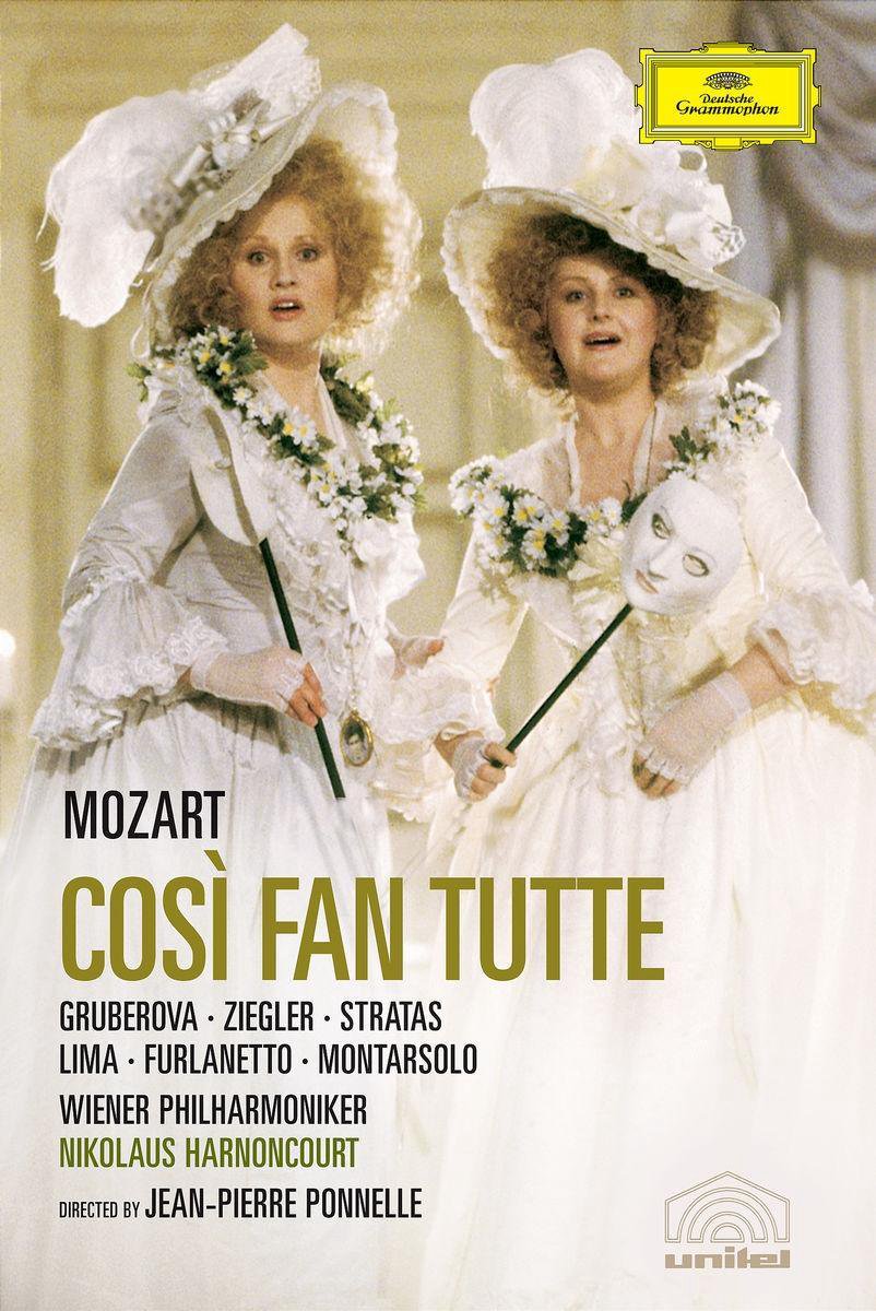 Mozart: Cosi fan Tutte - DVD | Wolfgang Amadeus Mozart, Edita Gruberova