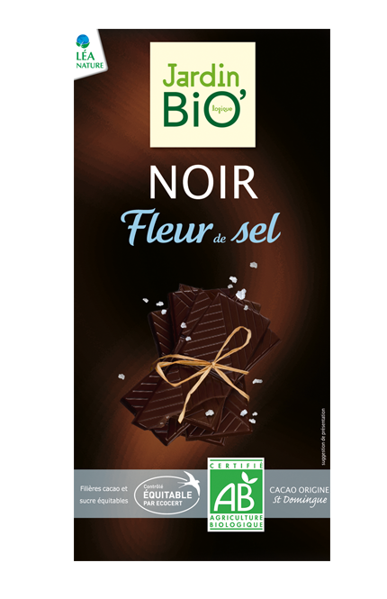 Ciocolata neagra cu cristale de sare bio | Jardin Bio