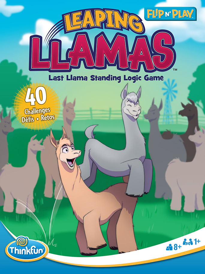 Joc educativ - Flip N\' Play - Leaping Llamas | Thinkfun