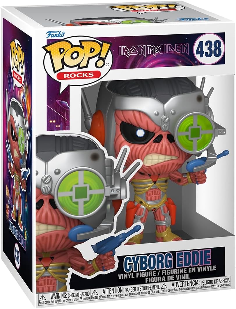 Figurina - Pop! Iron Maiden: Cyborg Eddie | Funko