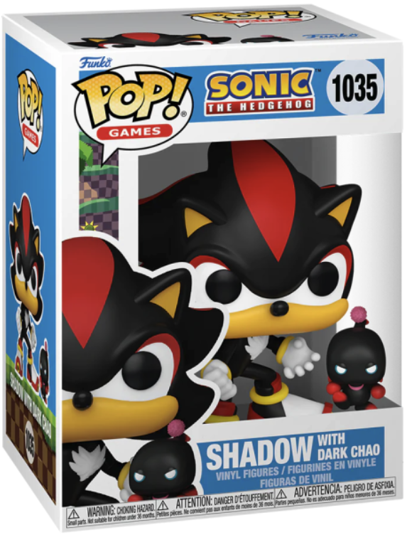 Figurina - Funko Pop! Sonic the Hedgehog: Shadow with Dark Chao | Funko - 1 | YEO