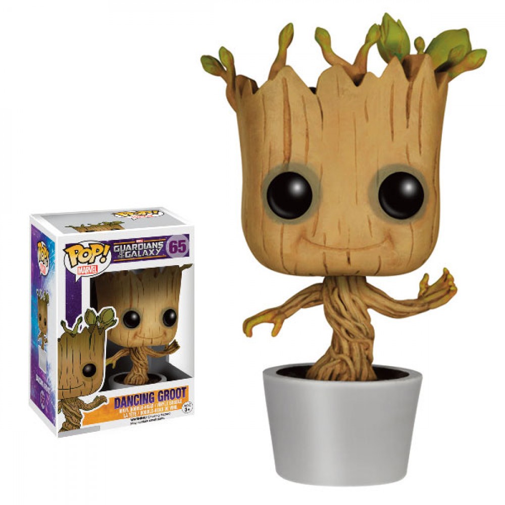 Figurina - Guardians of The Galaxy - Dancing Groot | Funko