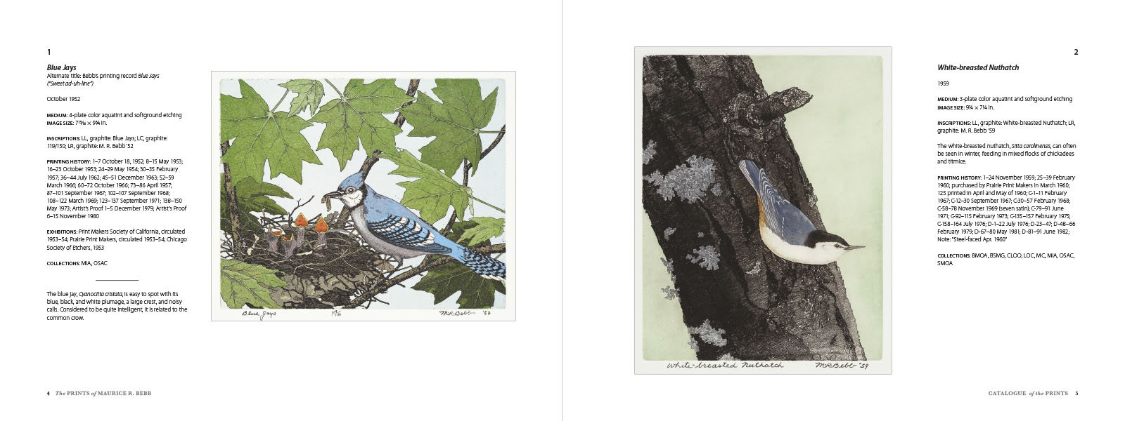 Birds & Beyond the Prints of Maurice R. Bebb | Cori Sherman North - 2 | YEO