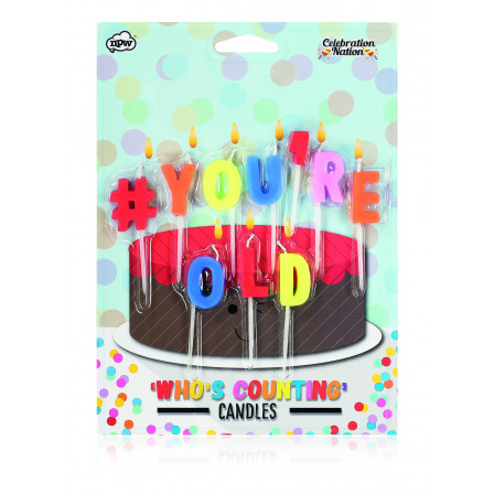 Lumanari pentru tort #You're Old | NPW