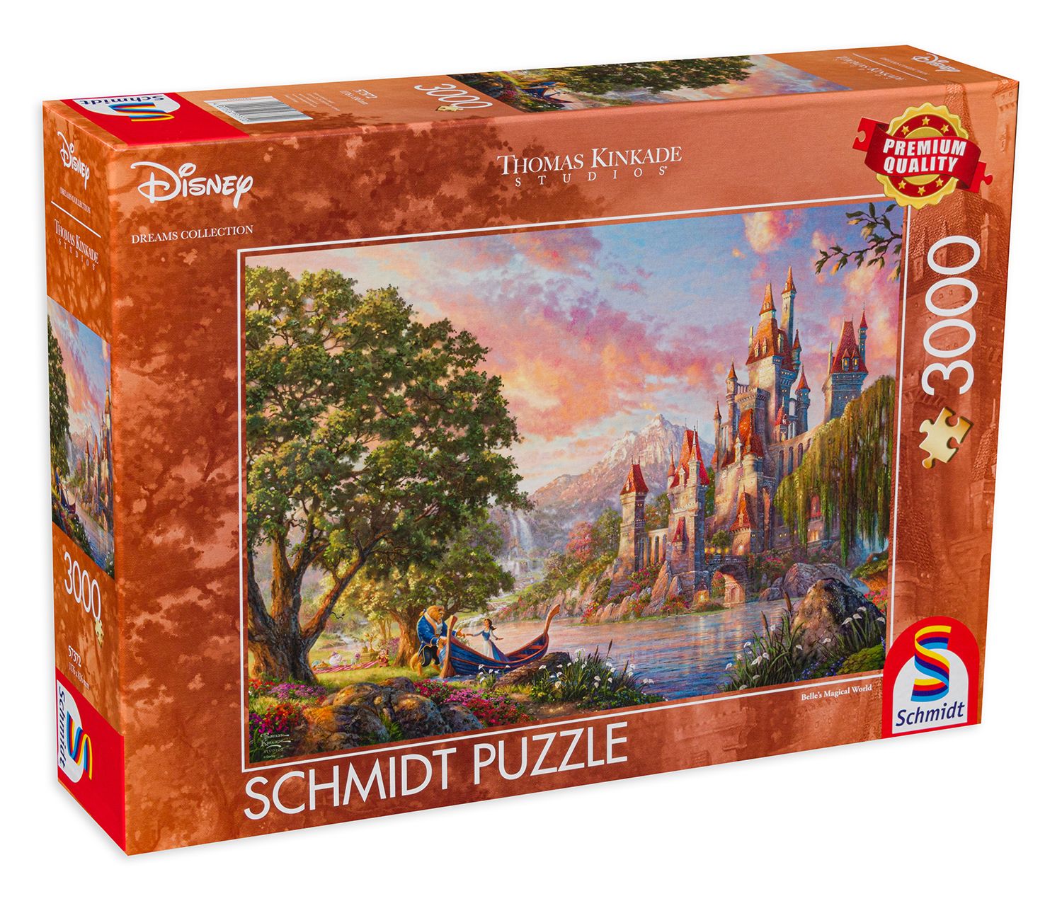 Puzzle 3000 de piese - Thomas Kinkade - Disney Belle\'s Magical World | Schmidt - 1 | YEO