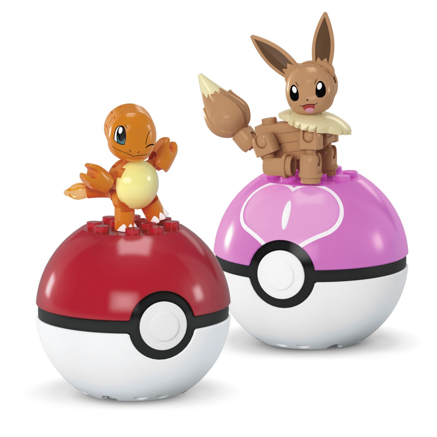 Set de constructie 40 piese - Pokemon - Charmander si Evee | Mega