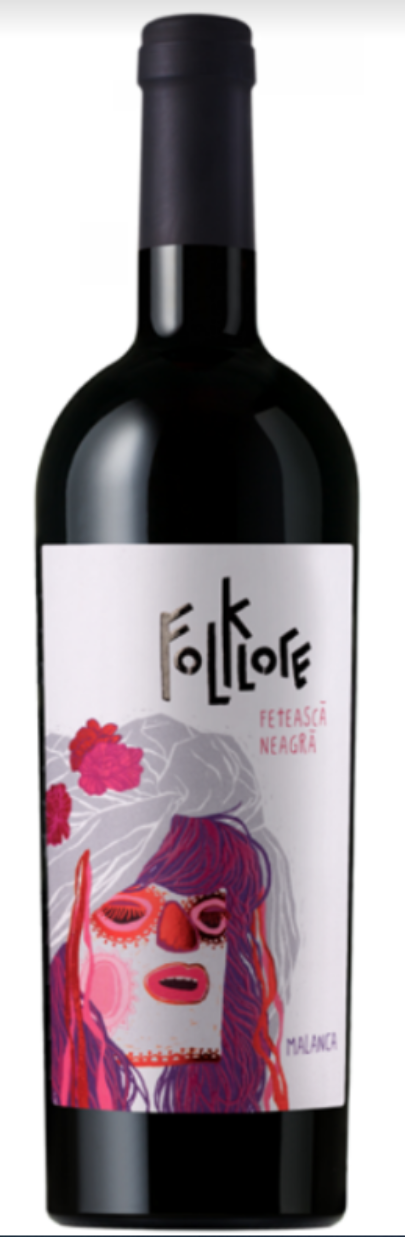 Vin rosu - Folklore Malanca, Feteasca neagra, sec, 2017 | Folklore