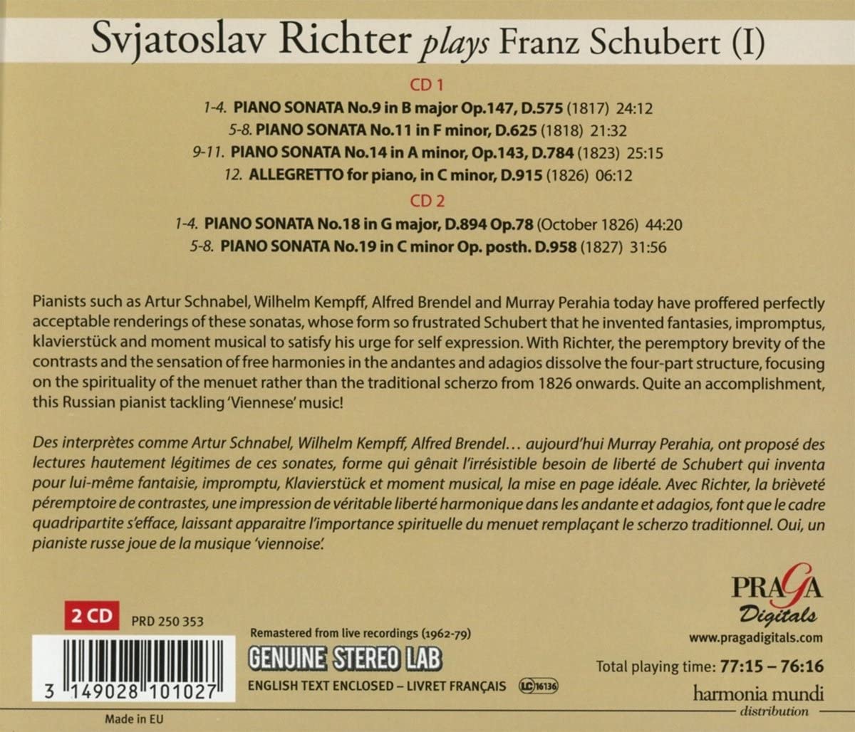 Svjatoslav Richter Plays Schubert | Svjatoslav Richter