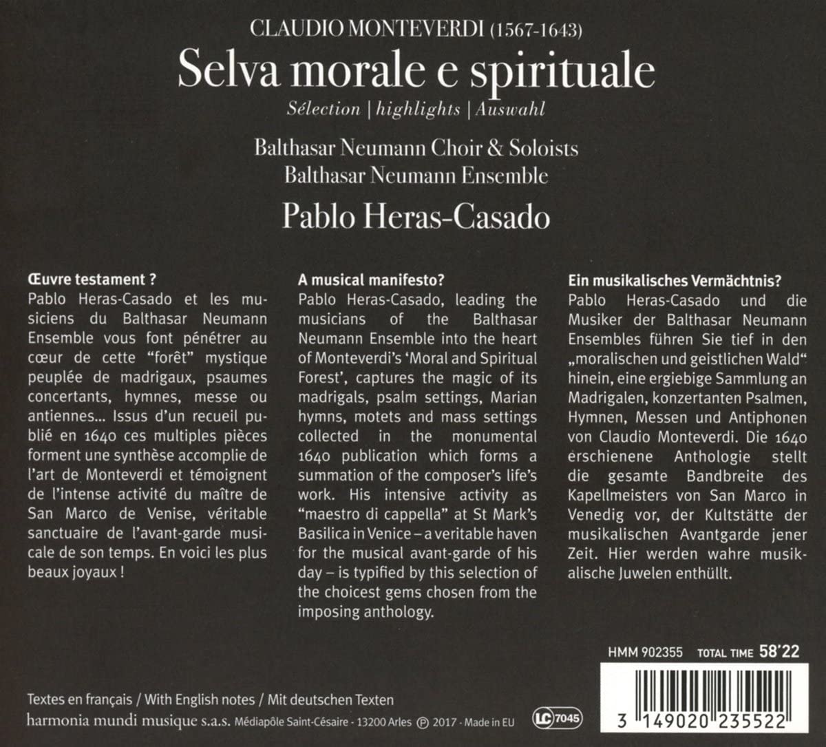 Selva Morale | Claudio Monteverdi