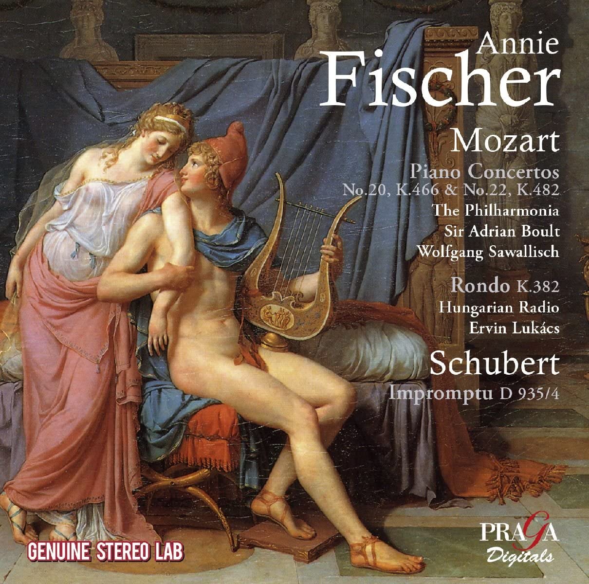 Mozart: Piano Concertos No. 20 K466, No. 22, K482, Rondo K382; Schubert: Impromptu D935/4 | Annie Fischer