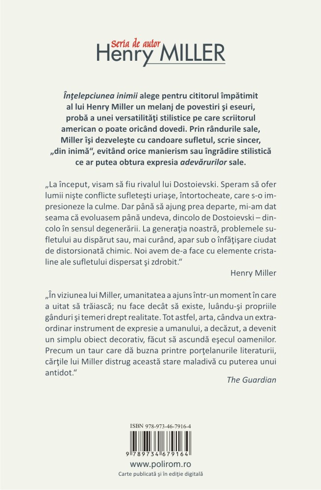 Poze Intelepciunea inimii | Henry Miller