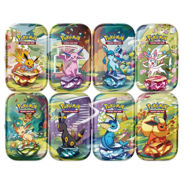 Pokemon TCG: SV8.5 Prismatic Evolutions Mini Tin (mai multe modele - pret pe bucata) | The Pokemon Company - 8 | YEO