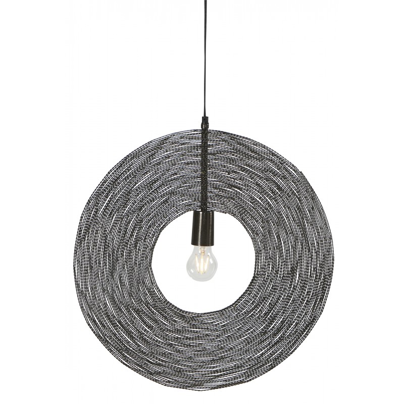 Lampa suspendata- Disque Patine Nickel Noire | Sarl Athezza