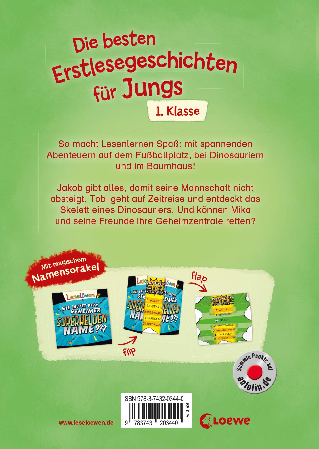 Leselowen - Die besten Erstlesegeschichten fur Jungs 1. Klasse | - 3 | YEO