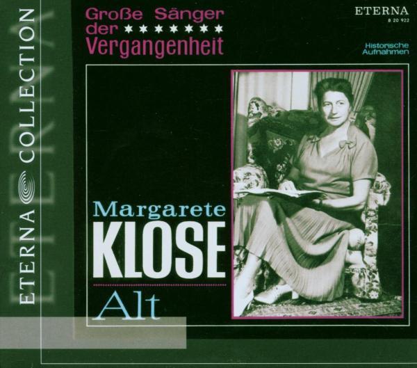 Margarete Klose-Grosse Sänger | Giuseppe Verdi, Richard Wagner, Georg Friedrich Handel, Christoph Willibald Gluck
