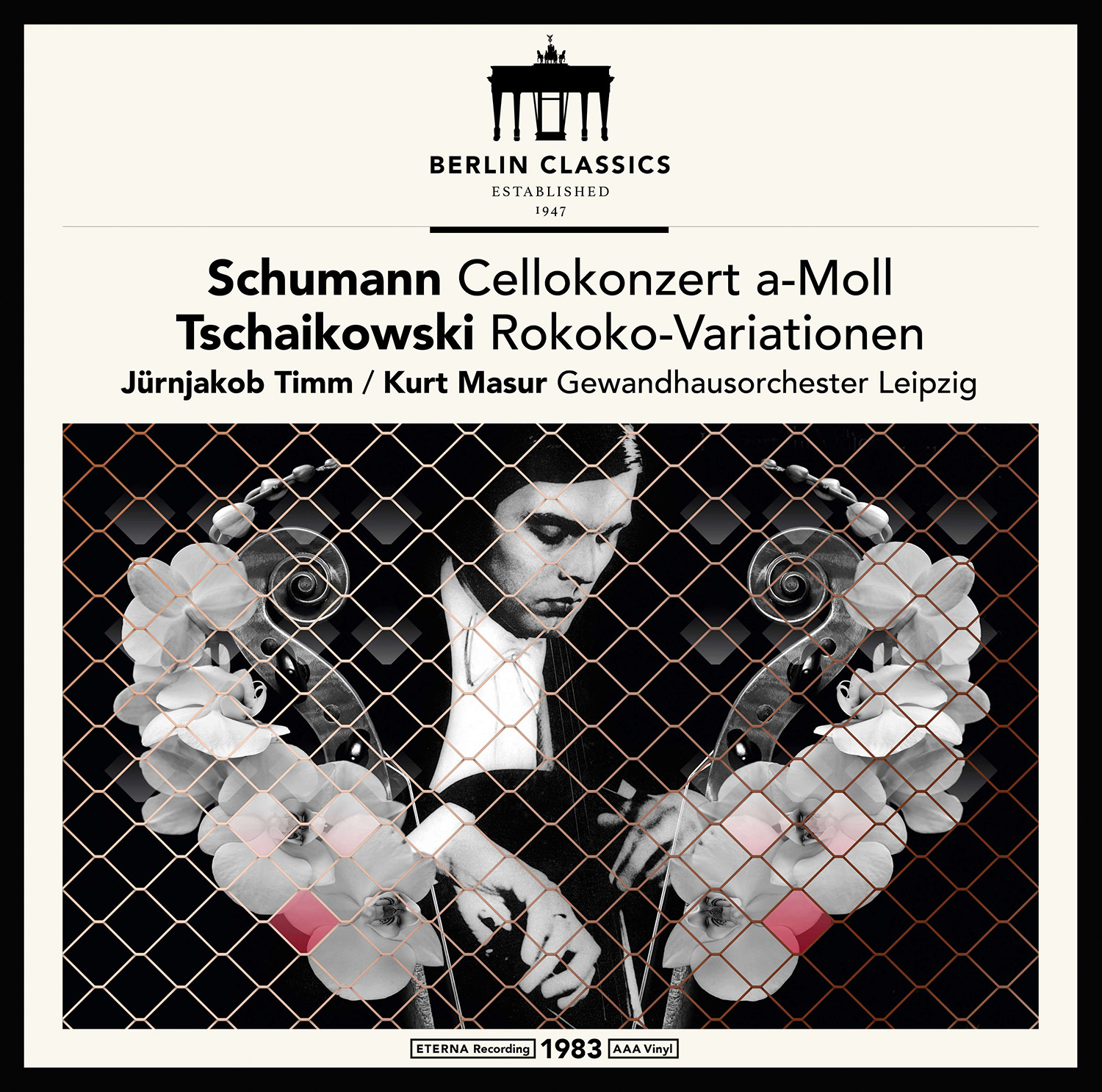 Schumann: Cello Concerto; Tchaikovsky: Rococo Variations - Vinyl | Jurnjakob Timm, Leipzig Gewandhaus Orchestra, Herbert Kegel