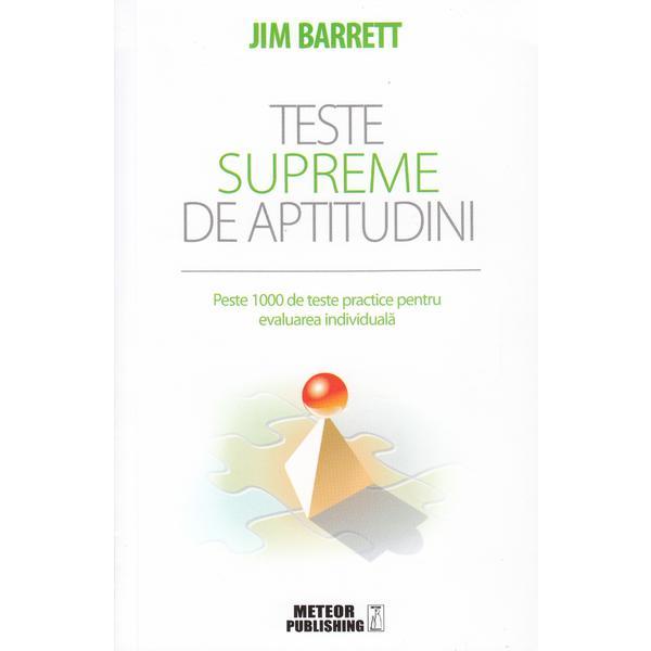 Teste Supreme De Aptitudini | Jim Barrett
