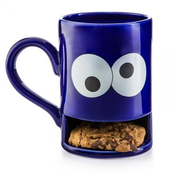 Cana cu suport pentru fursecuri - Mug Monster Blue