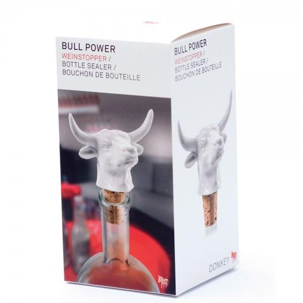 Dop pentru sticla de vin - Bull Power | Donkey - 1 | YEO