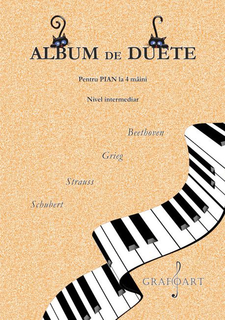 Album de duete pentru pian – nivel intermediar | carturesti 2022