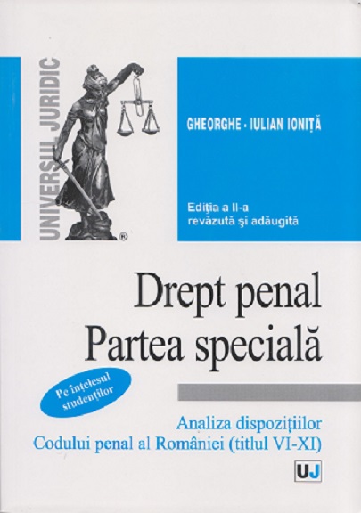 Drept penal | Gheorghe Iulian Ionita carturesti.ro Carte