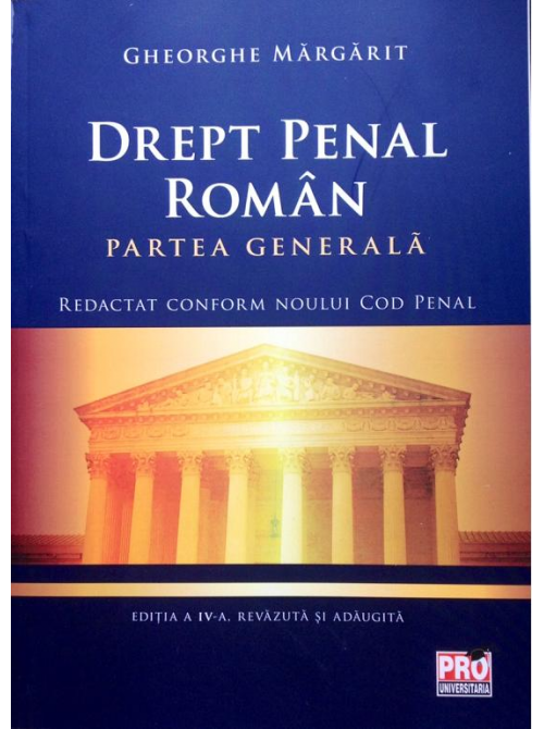 PDF Drept penal roman | Gheorghe Margarit carturesti.ro Carte