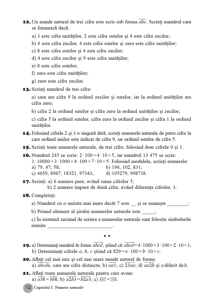 Matematica. Exercitii si probleme pentru clasa a V-a | Nicolae Sanda, Monica Berende, Nastasia Chiciudean - 9 | YEO