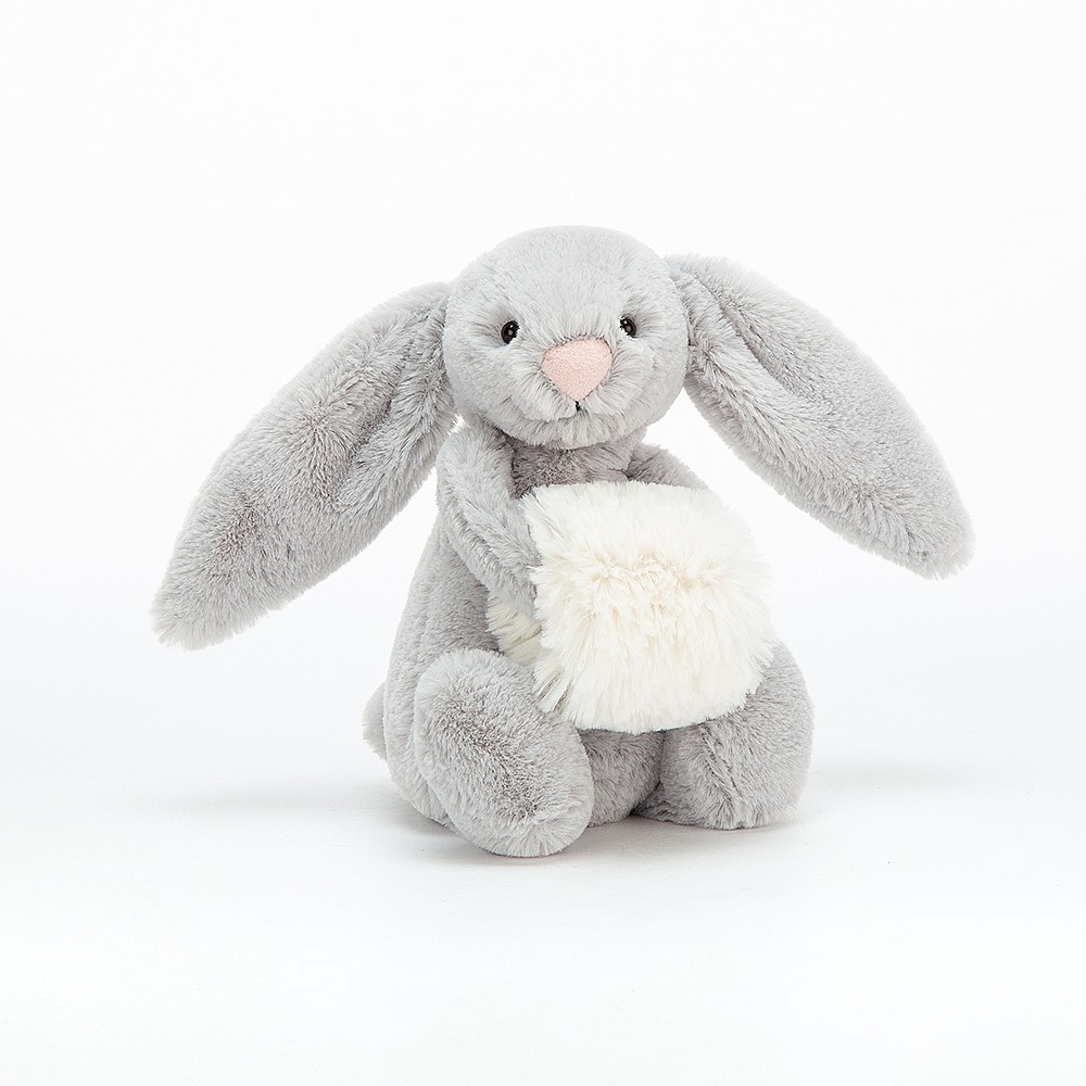 Jucarie de plus - Bashful Silver Snow Bunny | Jellycat