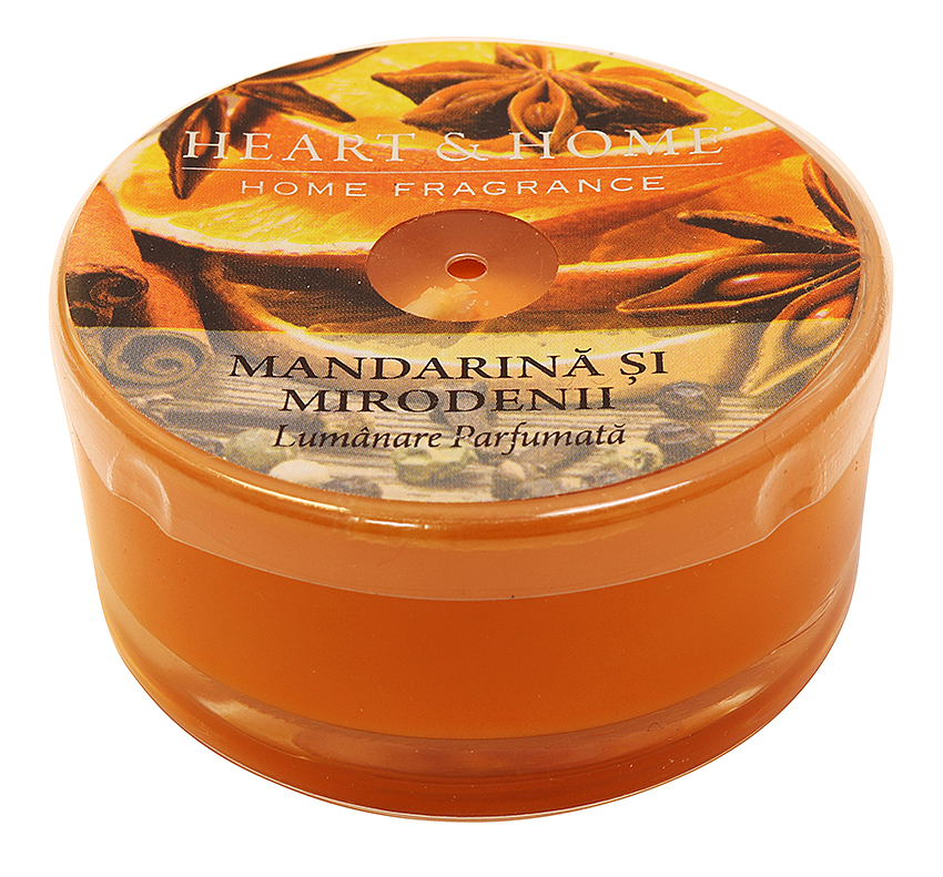 Lumanare parfumata - Mandarina si mirodenii | Heart and Home