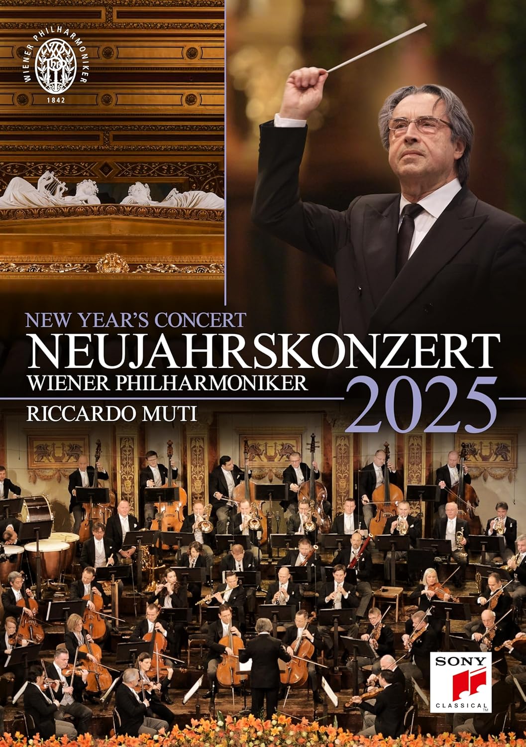 Neujahrskonzert 2025 / New Year\'s Concert 2025 (DVD) | Wiener Philharmoniker, Riccardo Muti