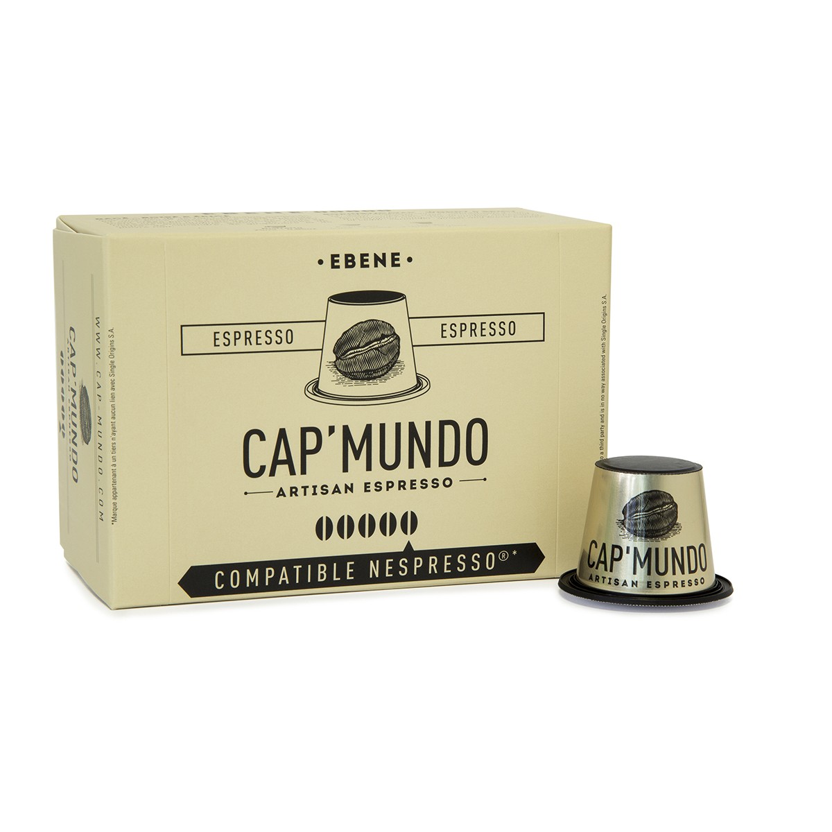 Capsule espresso - Ebene Cap\'Mundo | Quai Sud - 1 | YEO