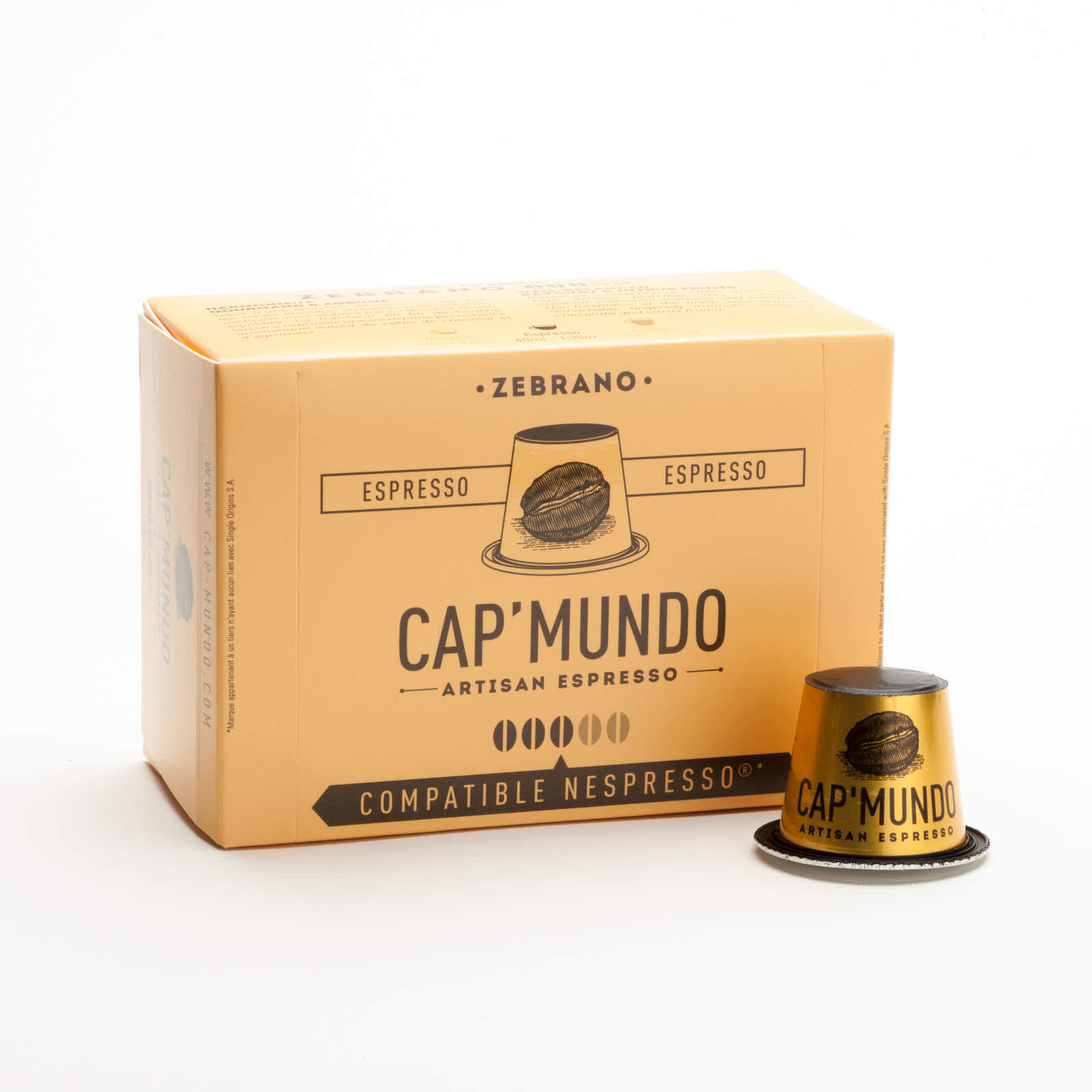 Capsule espresso - Zebrano Cap\'Mundo | Quai Sud