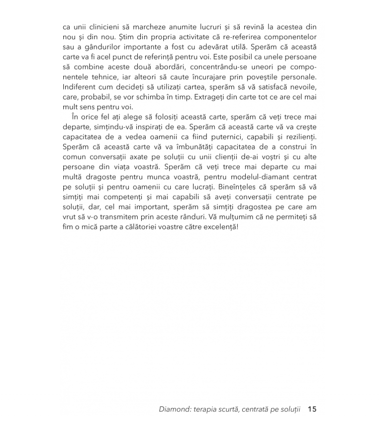 DIAMOND: Terapia scurta centrata pe solutii | Elliott E. Connie, Adam S. Froerer