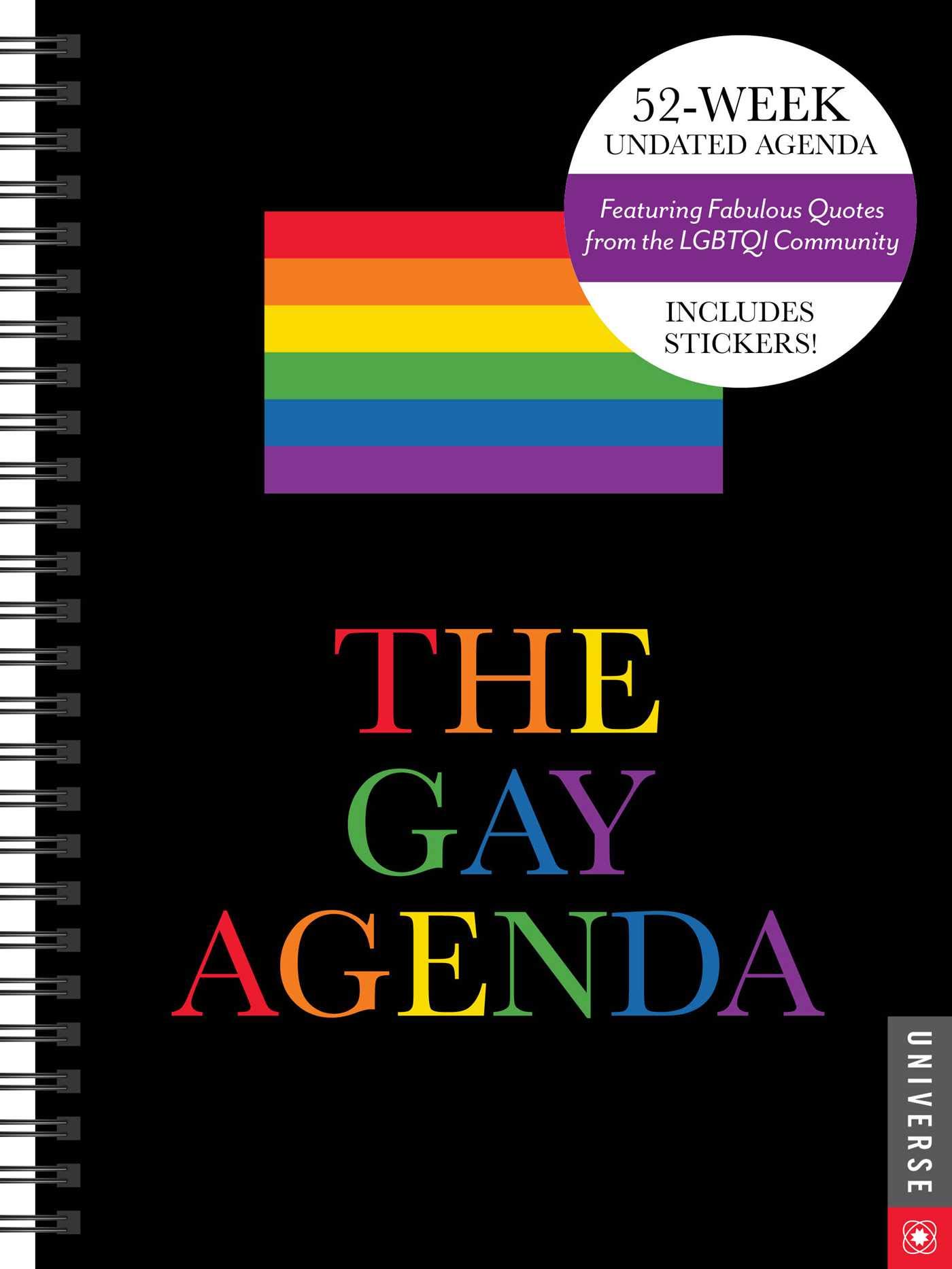 Gay Agenda Undated Calendar | Universe Publishing