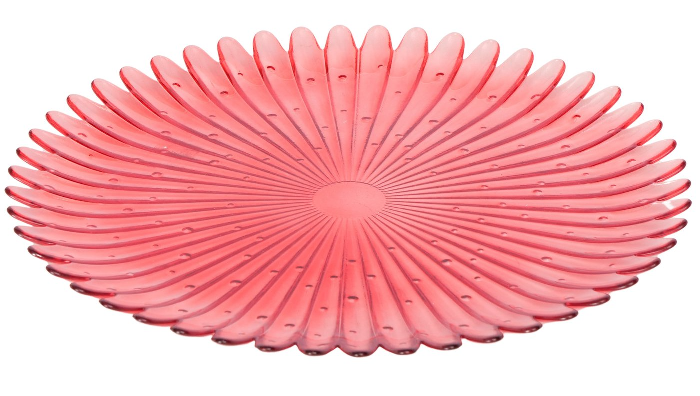 Farfurie - Fiorina - Red, 28cm | Sticla