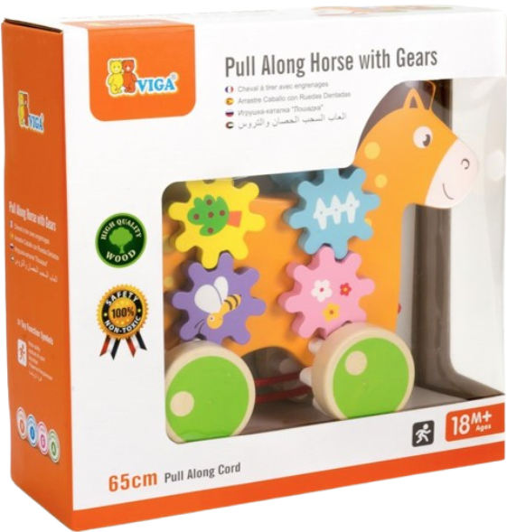 Jucarie de lemn - Calut | Viga Toys - 1 | YEO