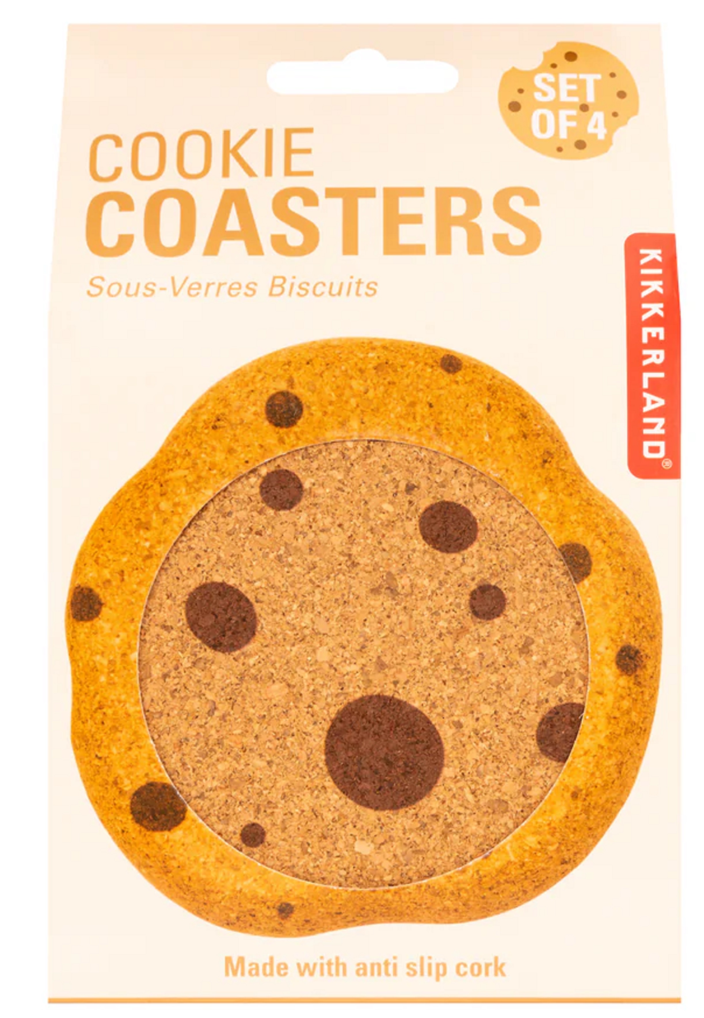 Set 4 suporturi pahar - Cookie | Kikkerland